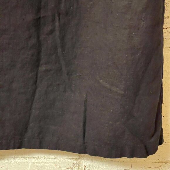 Harve Benard Linen Sleeveless Ruffle Dress 12 - Picture 4 of 8